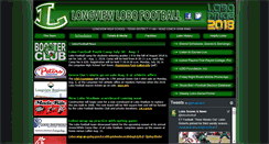 Desktop Screenshot of lobosfootball.com